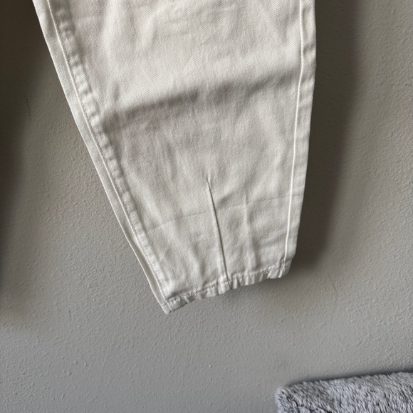 Astylish | NWOT Classic High Waist Baggy Slouchy Boyfriend Jeans in White Size 4 - Picture 8 of 11